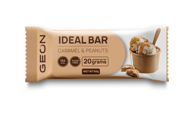 Протеиновый батончик IDEALBAR Geon Карамель орех