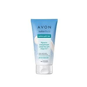 Очищающее средство для лица 3в1 Avon Nutra Effects