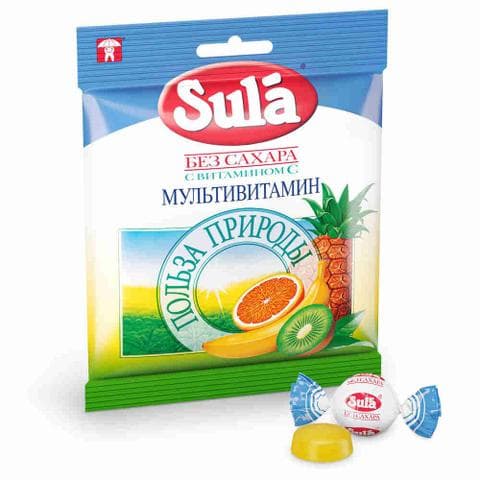 Леденцы Sula, мультивитамин