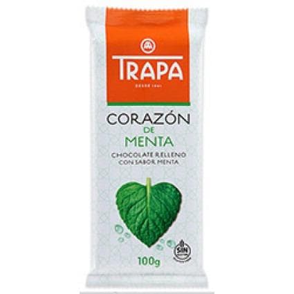 ШОКОЛАД TRAPA CORAZON DE MENTA С МЯТОЙ