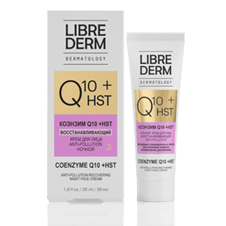 Ночной восстанавливающий крем Librederm Dermatology Q10 + Hst 