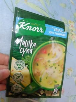Суп чашка супа " knopp" сырный