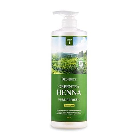 Deoproce Greentea Henna Pure Refresh Hair Pack