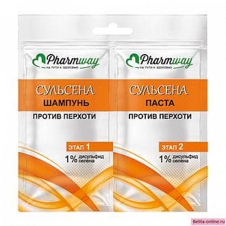 Pharmway СУЛЬСЕНА Шампунь против перхоти 1%+ Паста Витэкс 