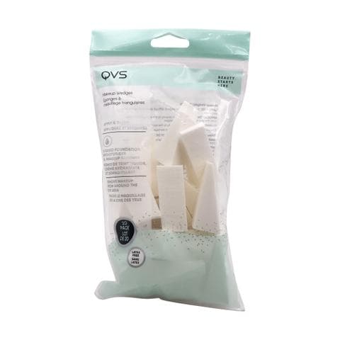QVS Make-up Wedges 20 Pack Latex Free