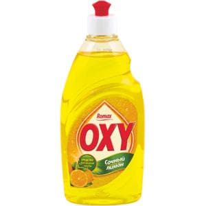 Средство для мытья посуды Romax OXY Сочный лимон