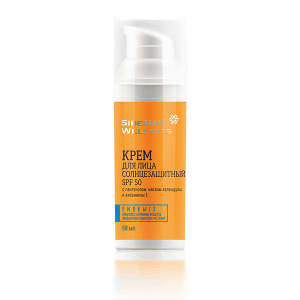 Солнцезащитный крем для лица SPF Siberia Wellness