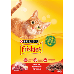 Purina Friskies с мясом, курицей