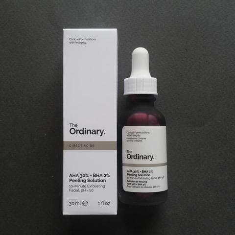 Пилинг для лица The Ordinary а The Ordinary AHA 30% + BHA 2% Peeling Solution