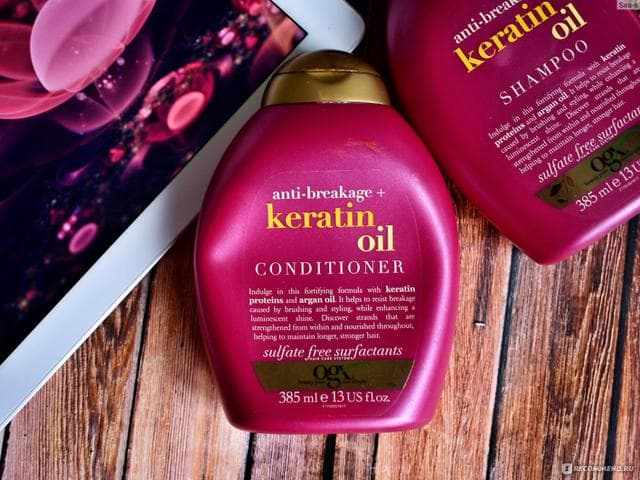 Кондиционер OGX Keratin oil