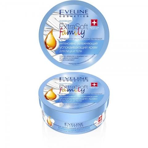 Крем для лица и тела Eveline Extra Soft Family Интенсивно увлажняющий