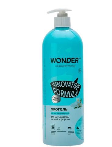 Экогель для мытья посуды WONDER LAB Жасмин и соль