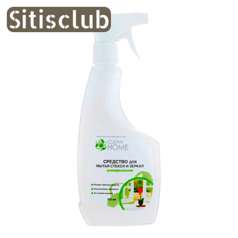 Средство для мытья окон и зеркал Clean Home