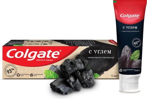Паста зубная Colgate С углем