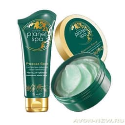 Серия для ухода за лицом и волосами Avon Planet Spa Русская баня