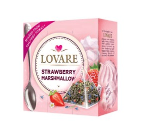 Чай зеленый «Lovare» Strawberry Marshmallow