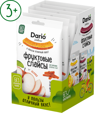 Фруктовые слайсы Dario Wellness