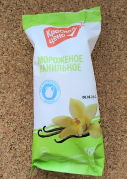 Мороженое ванильное в стаканчике "Красная цена"