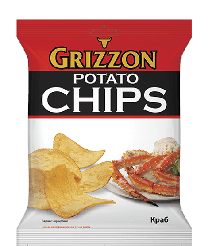 Чипсы Grizzon краб