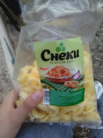 Снеки со вкусом лука из кб