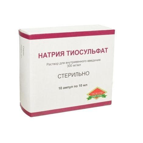 Натрия тиосульфат (Sodium thiosulfate)