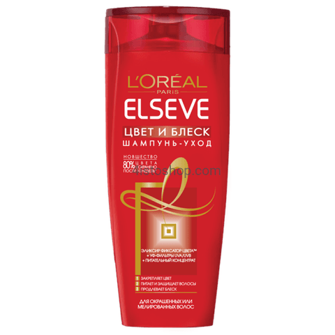 Шампунь L'Oreal Paris ELSEVE "Цвет и блеск"