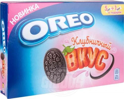 Печенье Oreo Клубничный вкус