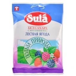Леденцы без сахара Sula "Лесные Ягоды"