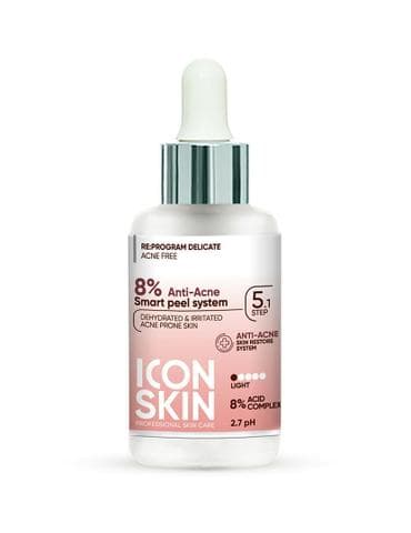 Пилинг для проблемной кожи 8% ICON SKIN 