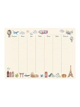 Канц-Эксмо планинг настольный WEEKLY PLANNER