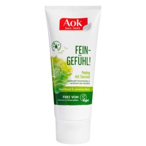 Пилинг для лица Aok Feingefuhl! с морским песком для комбинированной кожи