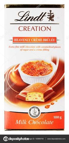 Шоколад Lindt Creation heavenly creme brulee