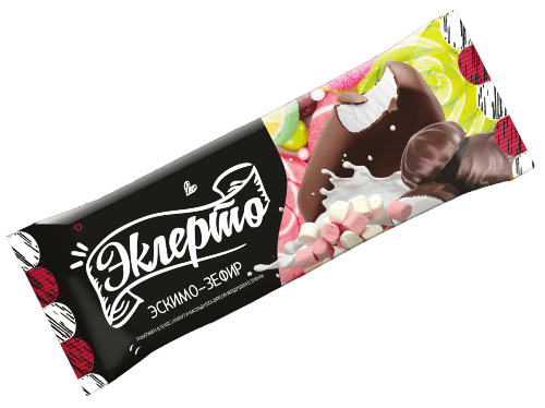 Мороженое Полярис "Эклерто" Зефир
