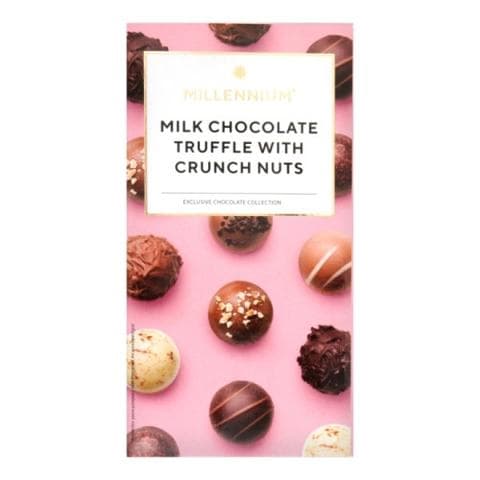 Шоколад молочный Millennium Truffle with crunch nu