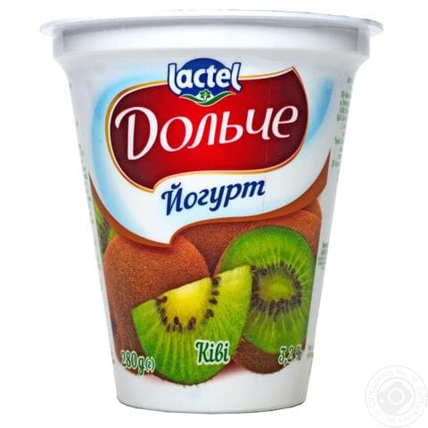Йогурт Дольче Lactel Киви 3,2%