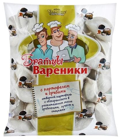 Вареники Братцы с картофелем