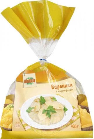 Вареники Глобус с картофелем