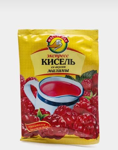 Кисель "Мастер Дак" со вкусом малины