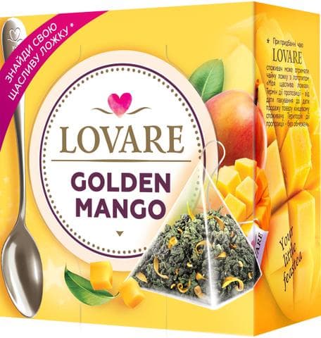 Чай Lovare с цветами и ароматом манго Golden Mango