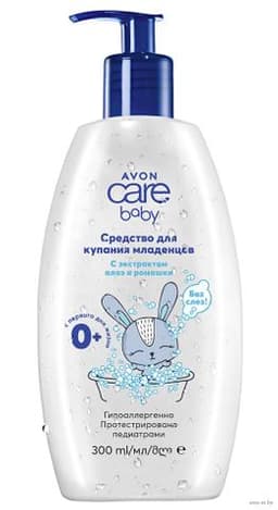 Средство для купания младенцев Avon Care Baby с экстрактом ромашки и алоэ
