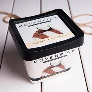 Мороженое Movenpick кокос и шоколад