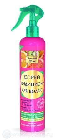 Спрей-кондиционер для волос Золотой Шелк Эффект ламинирования