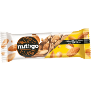 Батончик KDV Nut N Go карамель, миндаль и соль