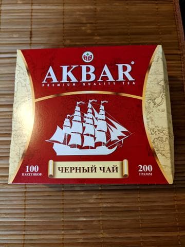 Чай черный Akbar "Корабль"