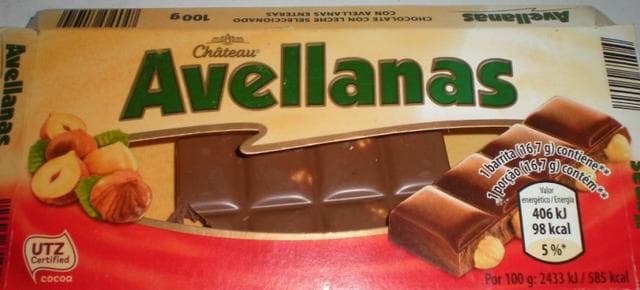 Шоколад Chateau Avellanas
