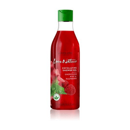 Отшелушивающий гель для душа с малиной и мятой Oriflame Love Nature