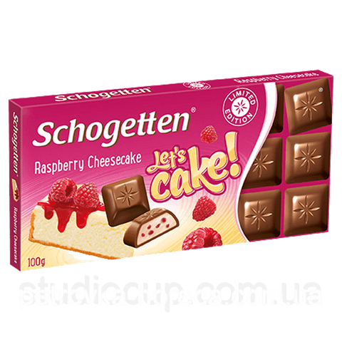 Шоколад Schogetten Raspberry Cheesecake