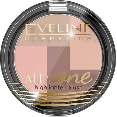 Палитра румян Eveline All In One, тон 02