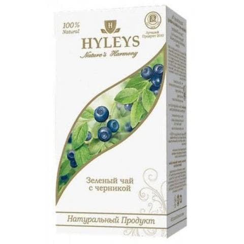 Зелёный чай Hyleys Nature's Harmony с черникой