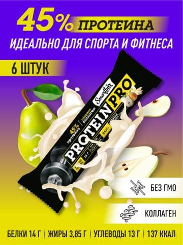 Батончик протеиновый "Грушевый", Smartbar